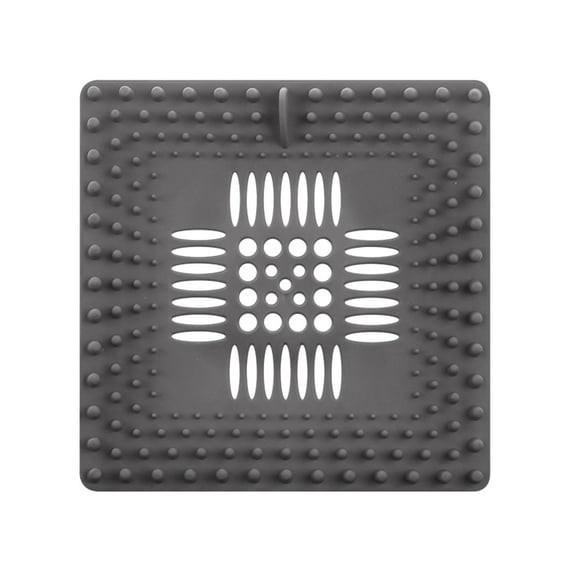 Square Floor Drain Stopper - TPR Material, Filter Screen, for Bathroom Kitchen, Catch Hair Food