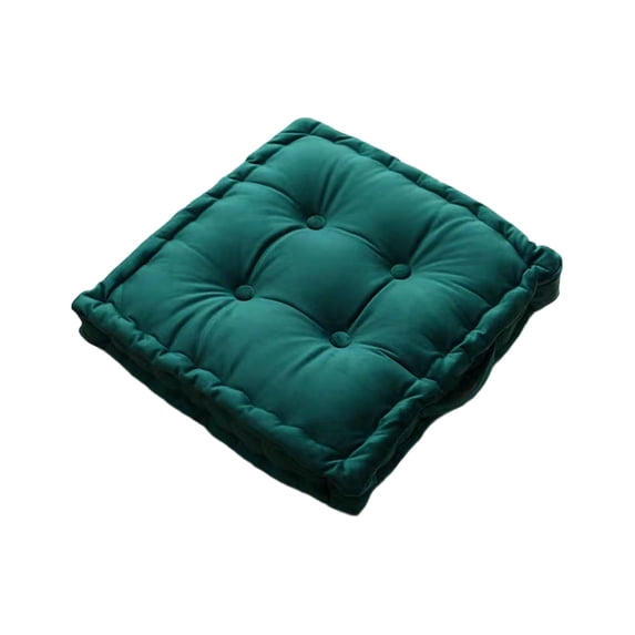 Square Floor Pillows, Large Floor Cushion for Adults Kids, Meditation Floor Pillow Seating Cushion with Shredded Memory Foam and Silk Wadding, 18"x18"x5"