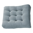 thumbnail image 1 of Thicken Floor Pillows Seating for Adults,Large Solid Square Seat Cushion Pad for Office Dining Chair,Soft Pouf Tufted Corduroy Yoga Meditation Cushion Pillow - Blue, 1 of 5