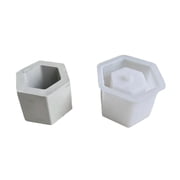 Square Flower Pots Silicone Moulds Succulents Planter Molds Resins Molds Hexagonals Concrete Planter Castings Moulds