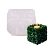 Square Flower Silicone Molds Silicone Molds Easy Demolding Heat Resistant for Epoxy Resin Soap Chocolate
