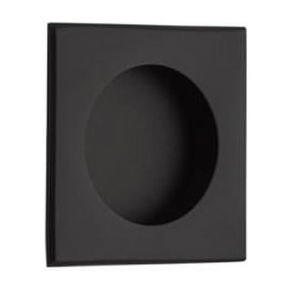 Square Flush Pull, Flat Black