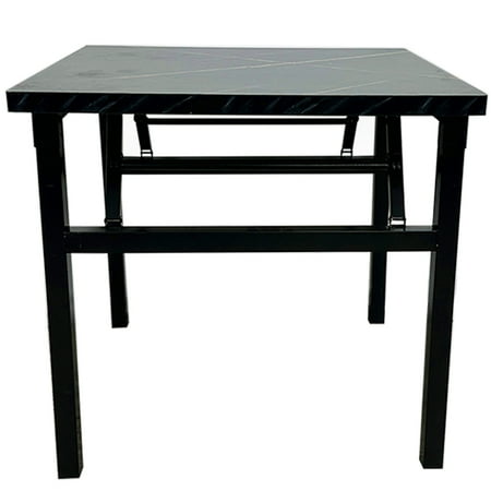Square Foldable Table Marble Pattern MFT-3232