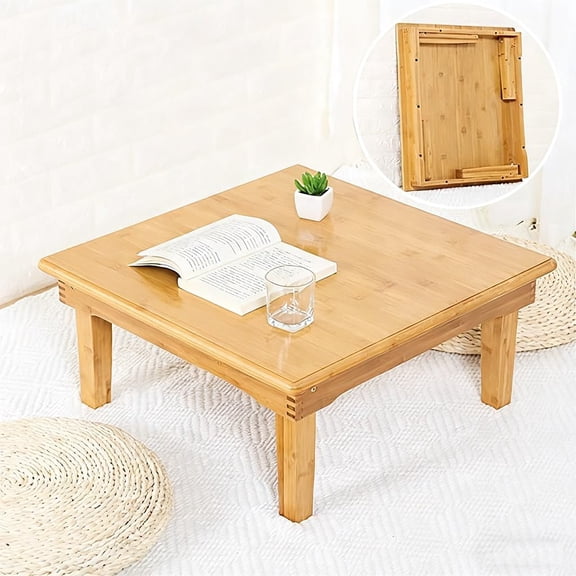 Square Folding Low Table 60x60x27 cm Multi-Use Household Desk