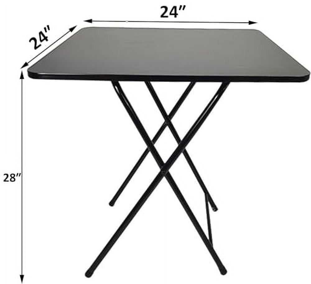Square Folding Table, 2ft Foldable Table, FoldinHalf Utility Table, Dining Table Indoor