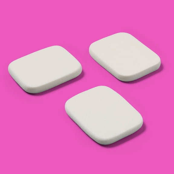 Square Foundation Sponge - 3ct
