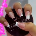 thumbnail image 1 of Square French Press on Nails Medium Fake Nails Pink Glossy Acrylic Full Cover False Nails Gradual Sequin Design DIY Artificial Nails for Women and Girls 24PCS Style 12 0.04 Fl Oz (Pack of 24), 1 of 4