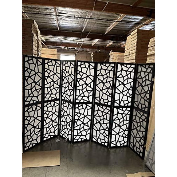 Square Furniture GYANO Design 3 to 10 Panel (White, 4)