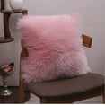 thumbnail image 1 of Square Furry fur (front) Faux (back) pillow  20''x20'' (With/Without Insert), 1 of 1