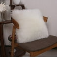 thumbnail image 1 of Square Furry fur (front) Faux (back) pillow  20''x20'' (With/Without Insert), 1 of 1