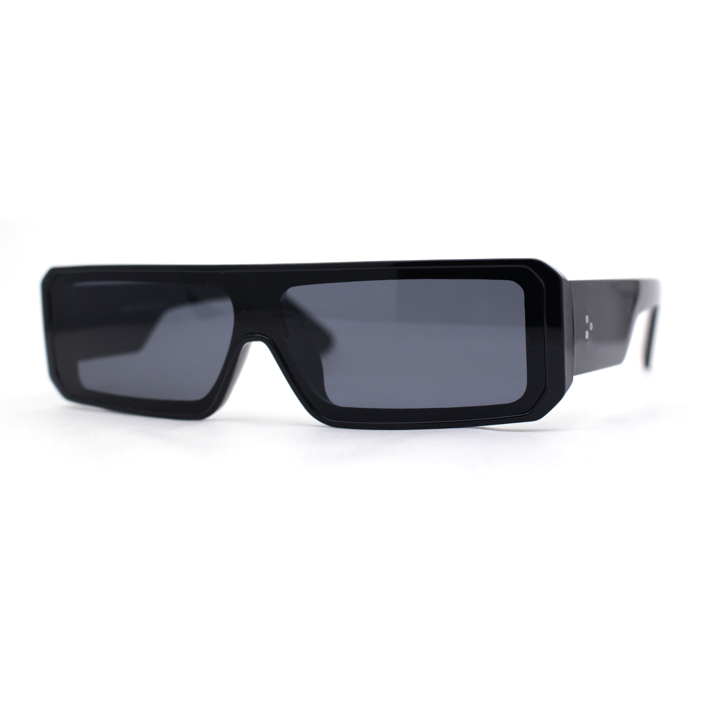 Square Futurist Shield Narrow Rectangle Flat Top Plastic  display picture 1
