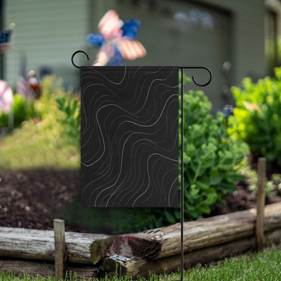 Square Garden Flags 12x18in Garden Flags Outdoor Flags Outdoor Banners Decorative Flags for Courtyard Gardens Flat Geometric Vector