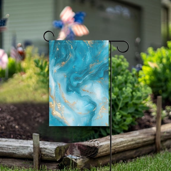 Square Garden Flags 28x40in Garden Flags Outdoor Flags Outdoor Banners Decorative Flags for Courtyard Gardens Pretty Marble Pattern