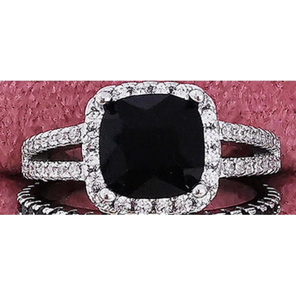 Square Geometry Ring With Colorful Zircon Crystals For Women Copper Band Fashion Jewelry Elegant Sparkling Accessory