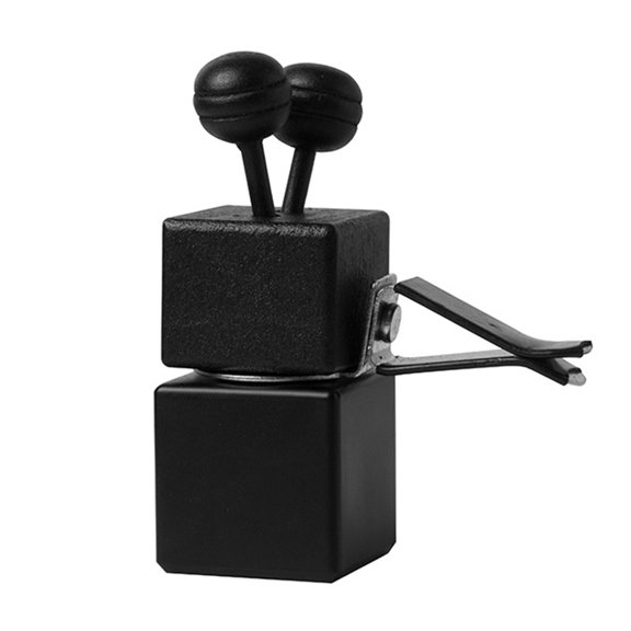 Square Glass Air Vent Diffuser Bottle For Car Air Freshener Essential Oil Easy Installation Clip On Design