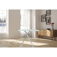 thumbnail image 1 of Square Glass Dining Table with Safety Disk / Good for Limited - Space Kitchens, 1 of 3