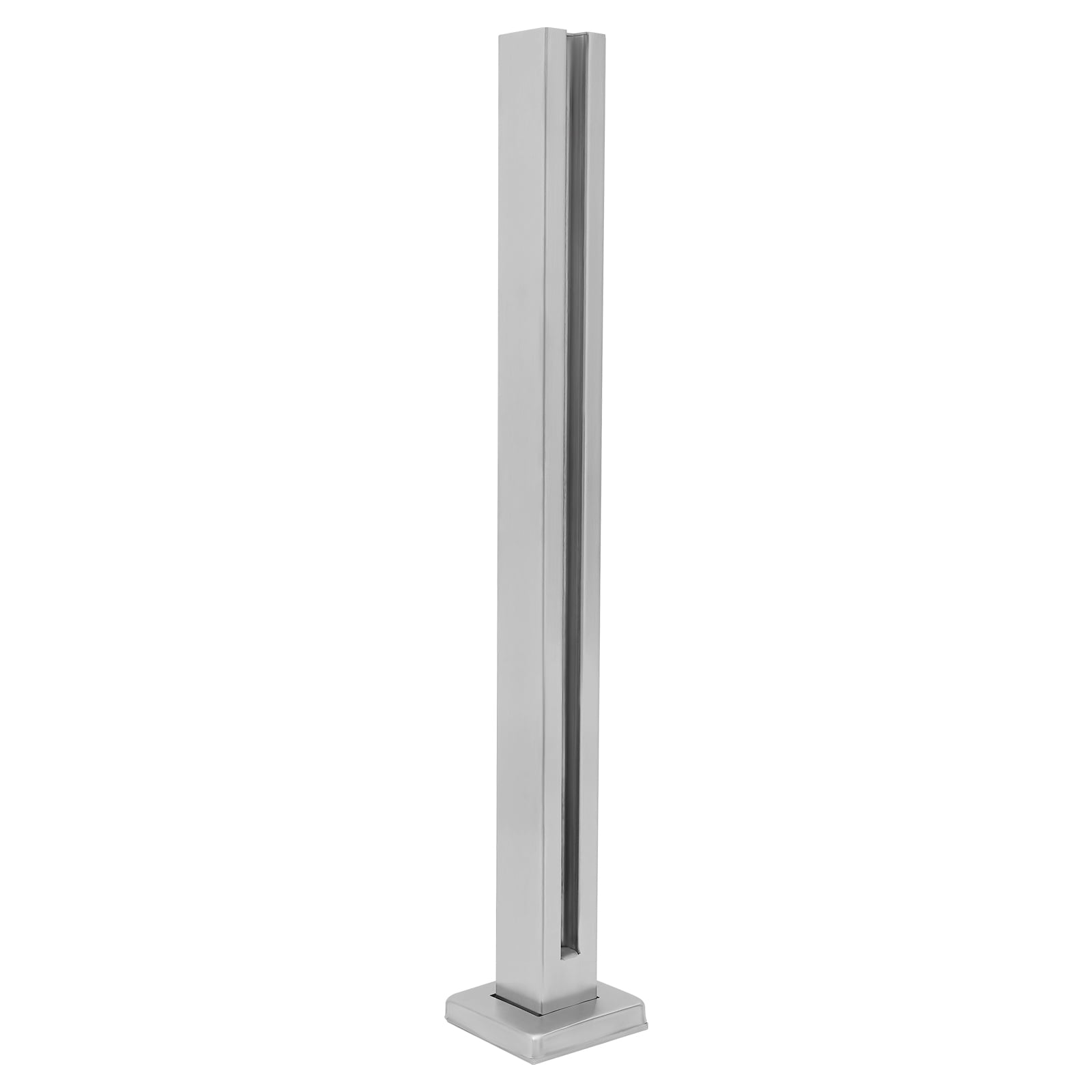 Square Glass Railing 304 Stainless Steel Glass Balustrade Post Spigot ...