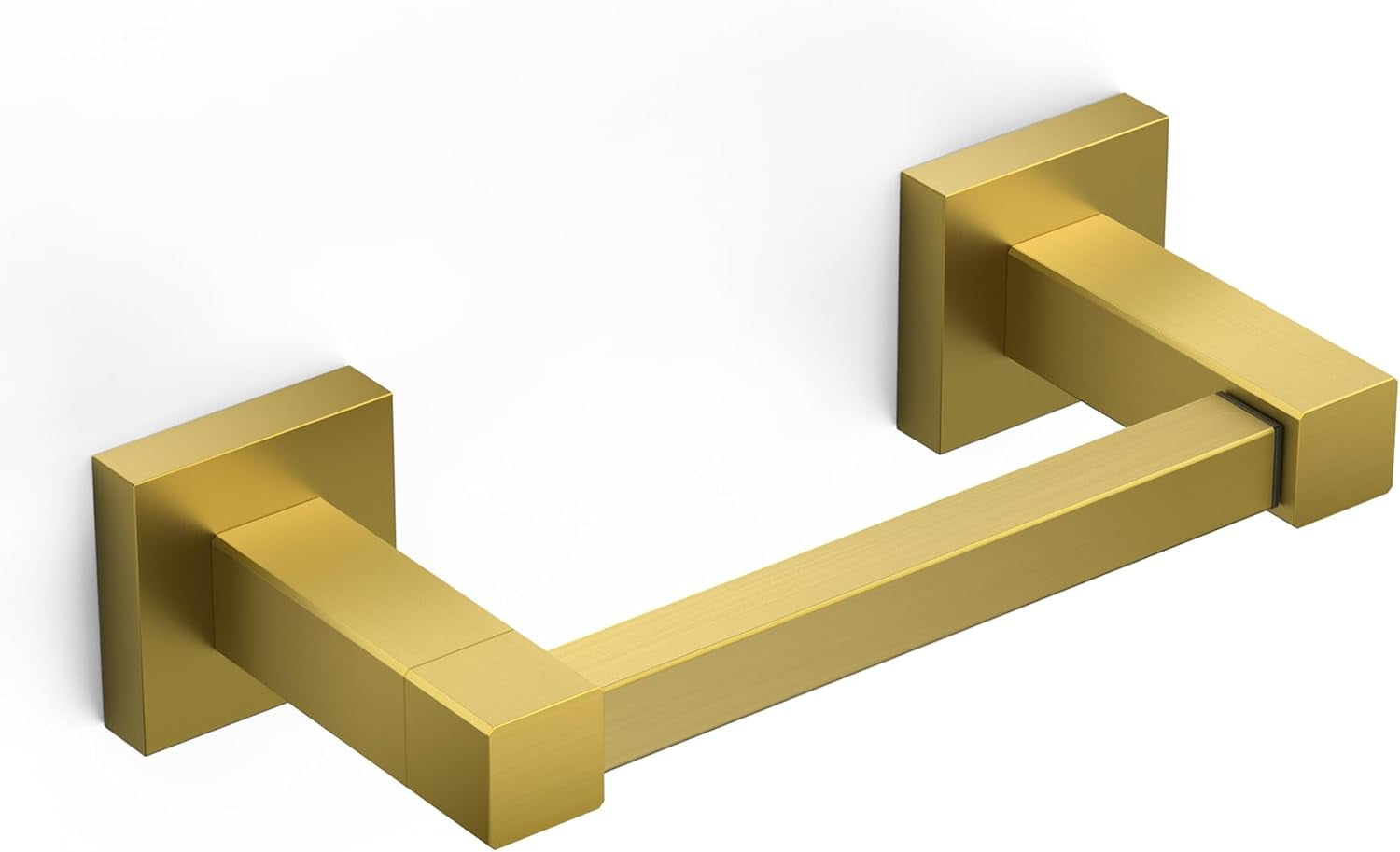 Gold Stainless Steel Wall Mounted Pivoting Toilet Paper Holder