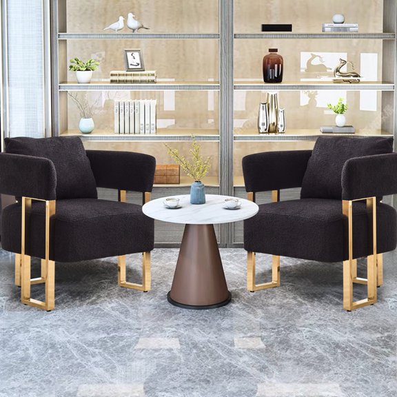 Square Golden Leg Frame | In Living Rooms and Reception Areas | Ensure Long - lasting Color and Stability