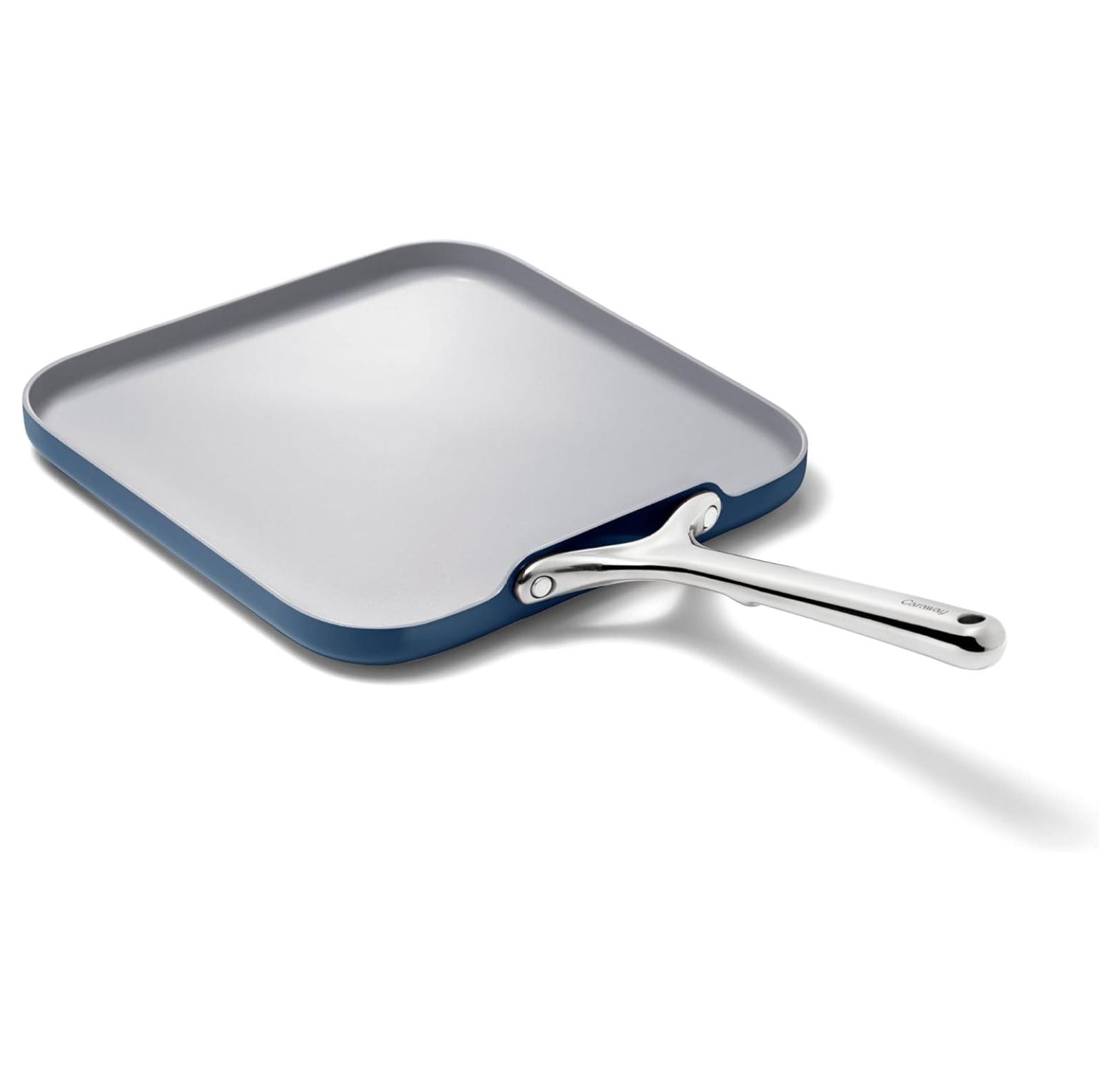 Navy Nonstick Ceramic Square Griddle Pan 11"