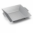 thumbnail image 1 of Square Grill Basket with Heat-Resistant Handle, 12 Inch Stainless Steel BBQ Basket with Non-Stick Coating, Stainless Steel Barbecue Pan, 1 of 6