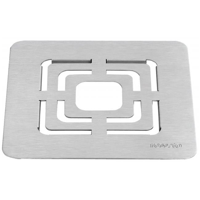 Square Grill - Stainless Steel Brushed Finish