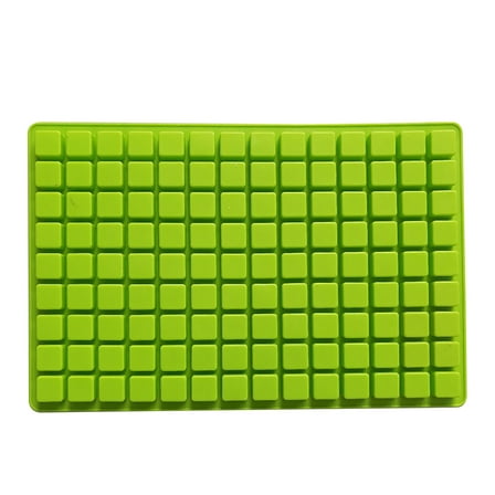 Square Hard Candy Mold Silicone, 126-Cavity Mini Gummy Caramel Silicone Molds, Chocolate Truffles Mold for Hard Candy, Ice Cube