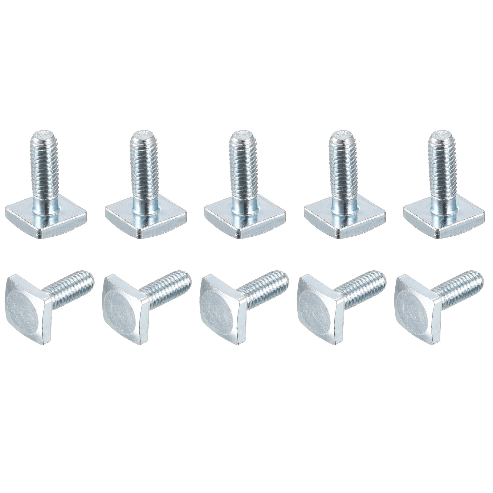 Square Head Bolt, 10 Pack M6x17.5mm Carbon Steel Grade 4.8 Square Screws - image 1 of 5