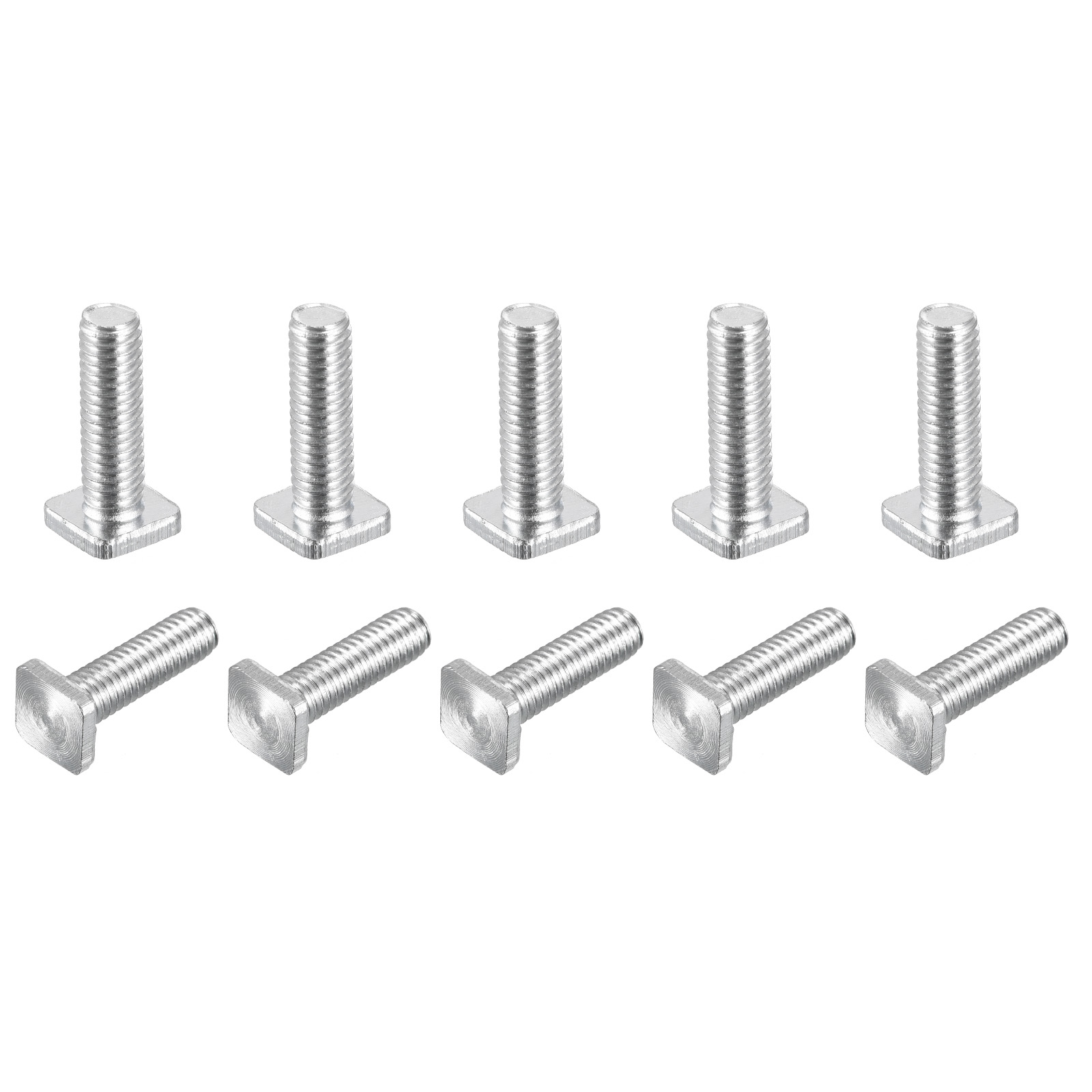 Square Head Bolt, 10 Pack M6x20mm Carbon Steel Grade 4.8 Square Screws - image 1 of 5