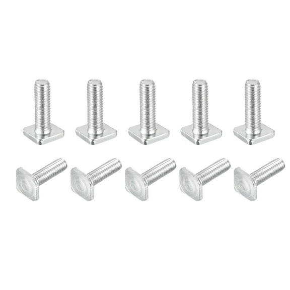 Square Head Bolt, 20 Pack M6x20mm Carbon Steel Grade 4.8 Square Screws