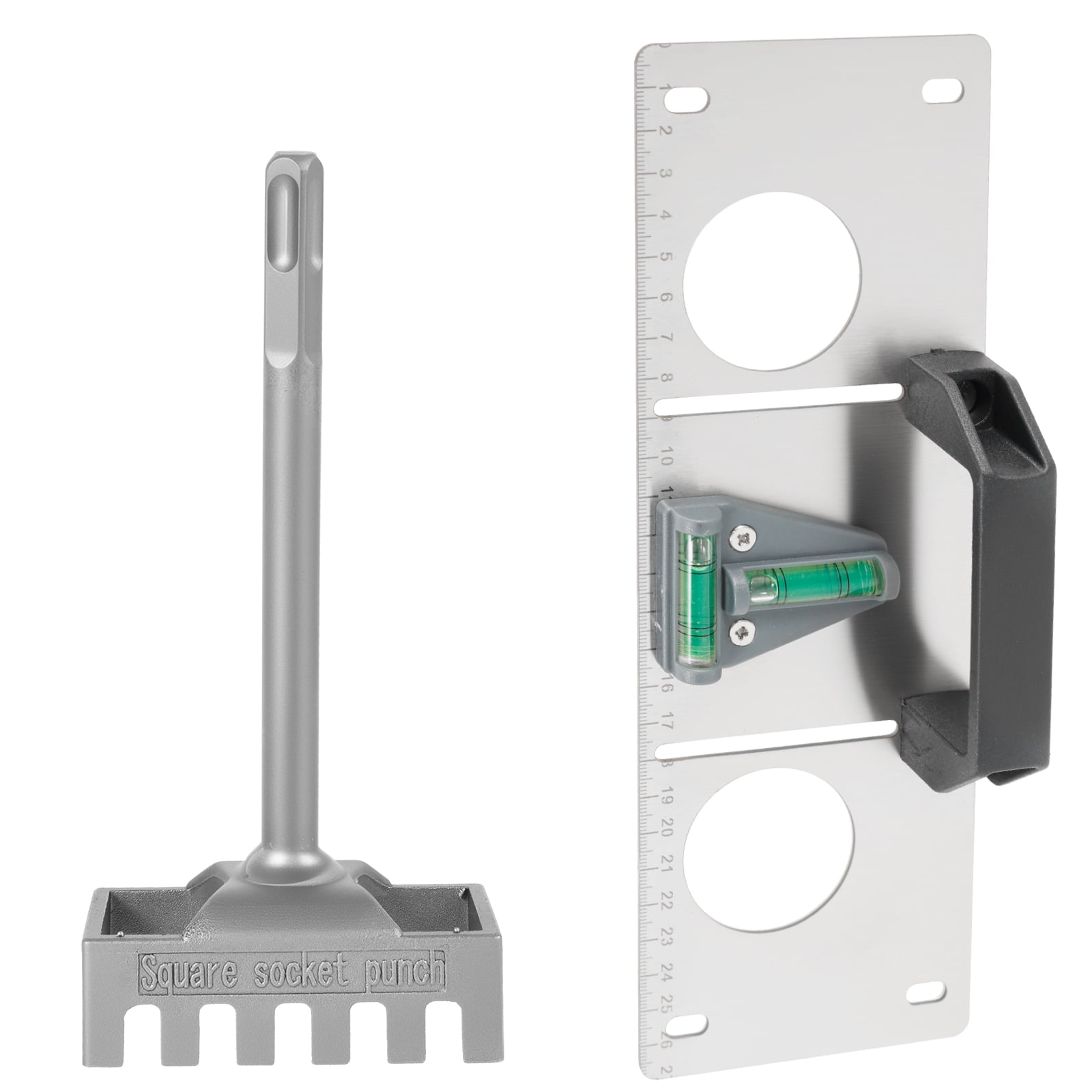 Square Hole Cutter and Junction Box Positioner Set High Carbon Steel ...