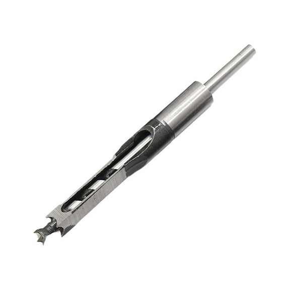 6.4/8/9.5/12.7mm HSS Square Hole Drill Bit Auger Bit Steel Mortising ...