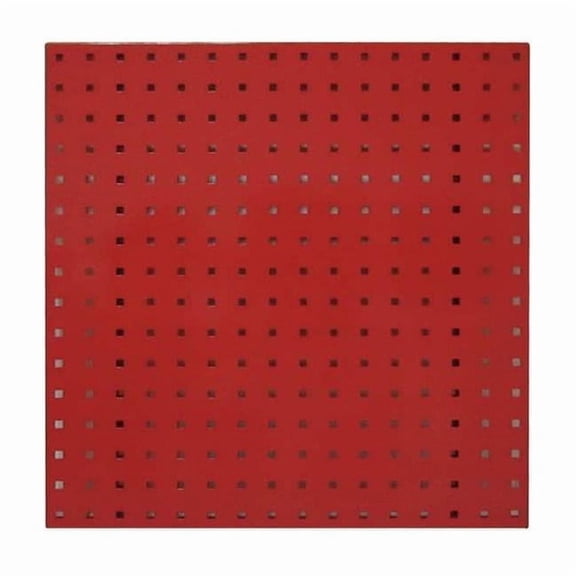 Square Hole Pegboard,24x24,Red,PK2 5TPC0