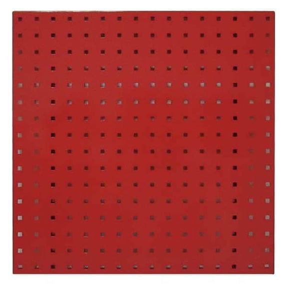 Manufacturer Varies Square Hole Pegboard,24x24,Red,PK2 5TPC0