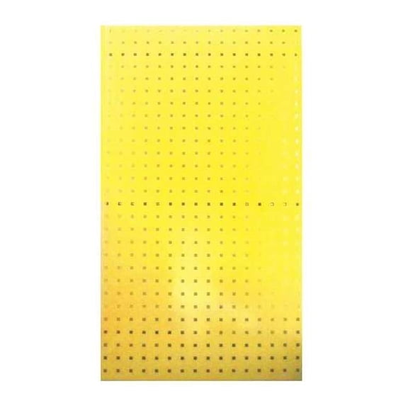 Manufacturer Varies Square Hole Pegboard, 42-1/2x24, Yel, PK2 5TPC3