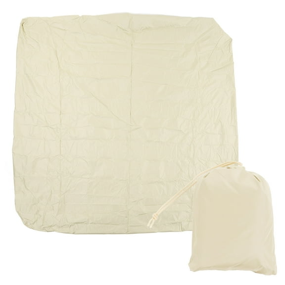 Square Hot Tub Cover, Silver Coated, Waterproof Protector, Foldable  Durable