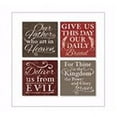 thumbnail image 1 of Square House Coasters-Lord's Prayer (Set Of 4) (4"), 1 of 1