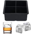thumbnail image 1 of Square Ice Mold Tray With Lid, Silicone Ice Mold Tray, Whiskey Square Ice Mold, Stackable With Lid Ice Mold Tray, Easy To Release (1PC)., 1 of 6