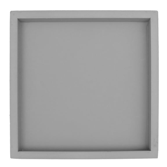 Square Imitation Cement Planter Tray House Plants Flower Pots Potted Plate Potted Support Indoor Square Plate Baby