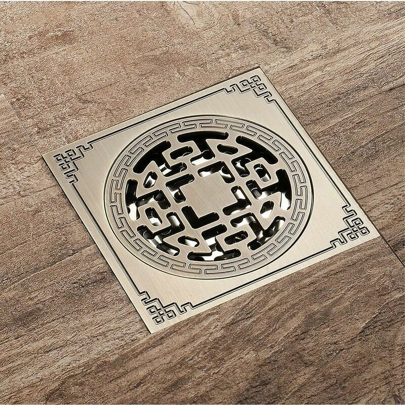 Square Insert Floor Waste Grids Bathroom Tile Shower Floor Drains