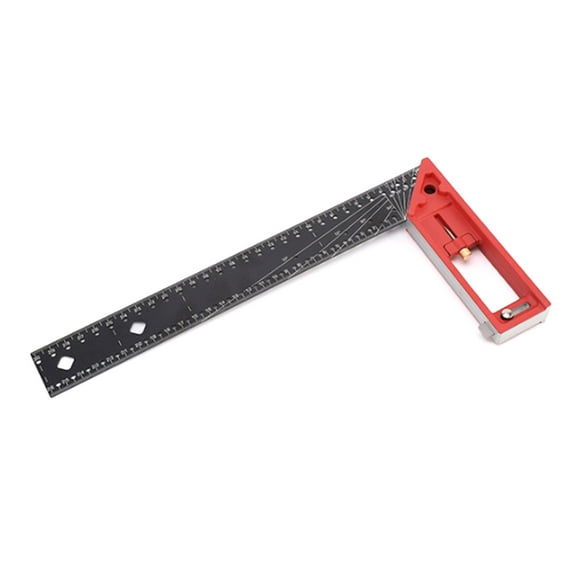 Square L Shape Square 30-90 Degree Square with Marking Hole 12" Combination Square for Measuring Scribing