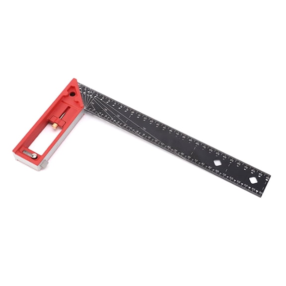 Square L Shape Square 30-90 Degree Square with Marking Hole 12" Combination Square for Measuring Scribing
