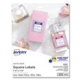 thumbnail image 1 of "Square Labels With Sure Feed And Trueblock, 1 1/2 X 1 1/2, White, 600/pack | Bundle of 10 Packs", 1 of 7