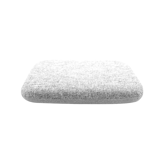 Square Linen Chair Cushion Non-Slip Dining Seat Pad for Kitchen Academic Workplace and Office Chair 13.8 x 13.8 Inch Dark Gray