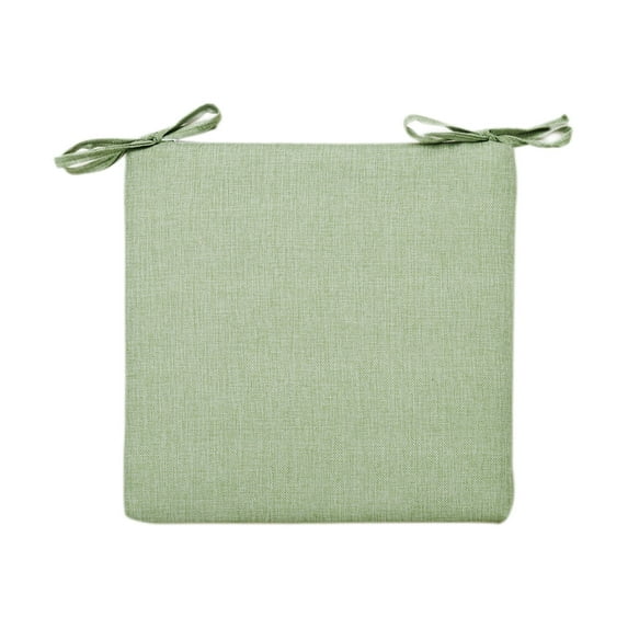 Square Linen Chair Cushions,Comfortable Non-Slip with Ties,Thick Seat Cushion for Garden Patio Furniture Chair Home Office