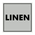 thumbnail image 1 of Square Linen Sign (Lt Gray) - Small, 1 of 1