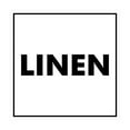 thumbnail image 1 of Square Linen Sign (White) - Large, 1 of 1