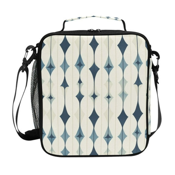 Square Lunch Bag 10.5*3.5*9.5 Inches Cooler Bag Lunch Bag Insulation Portable Durable Fashion Super Cute Cube