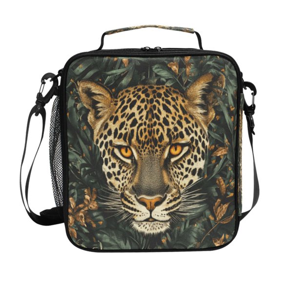 Square Lunch Bag 10.5*3.5*9.5 Inches Cooler Bag Lunch Bag Insulation Portable Durable Fashion The Mighty Jaguar