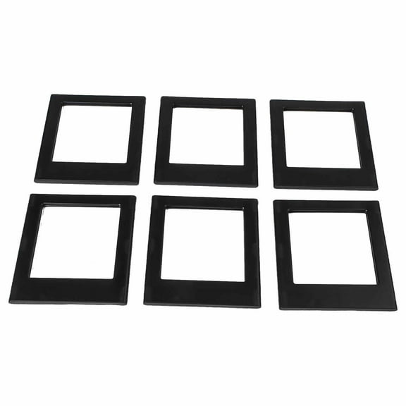 Square Magnetic Photo Frames For Instax Film And Photocards Set Of 6 Acrylic Frames For Display On Lockers And Refrigerators